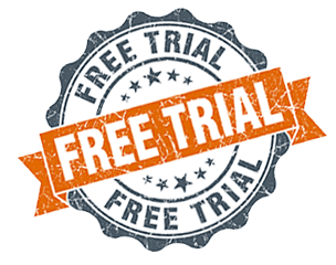 Free Trial Badge for software request forms